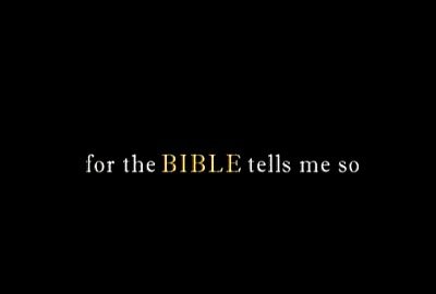 Porque la Biblia me lo dice